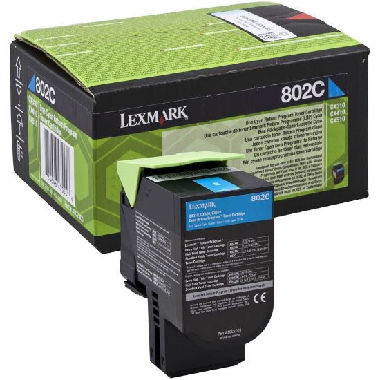 Picture of LEXMARK 802C CYAN 80C20C0
