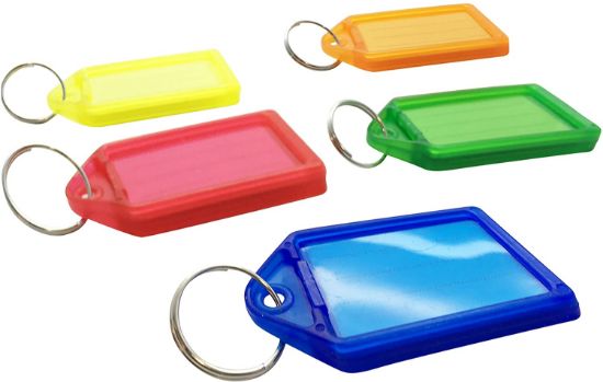 Picture of KEY TAGS ASSORTED COL LARGE