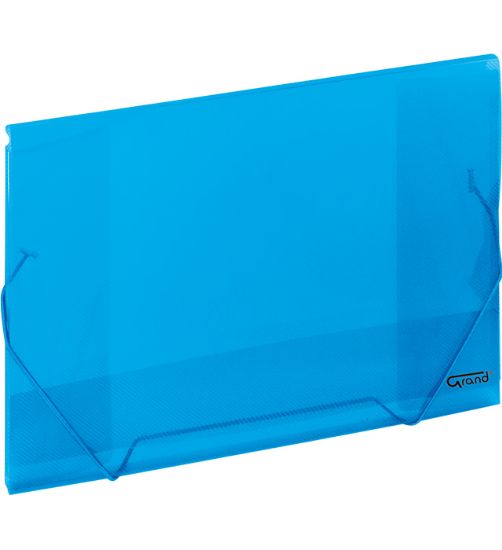 Picture of A4 DOCUMENT CASE W ELASTIC BLUE
