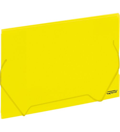 Picture of A4 DOCUMENT CASE W ELASTIC YELLOW